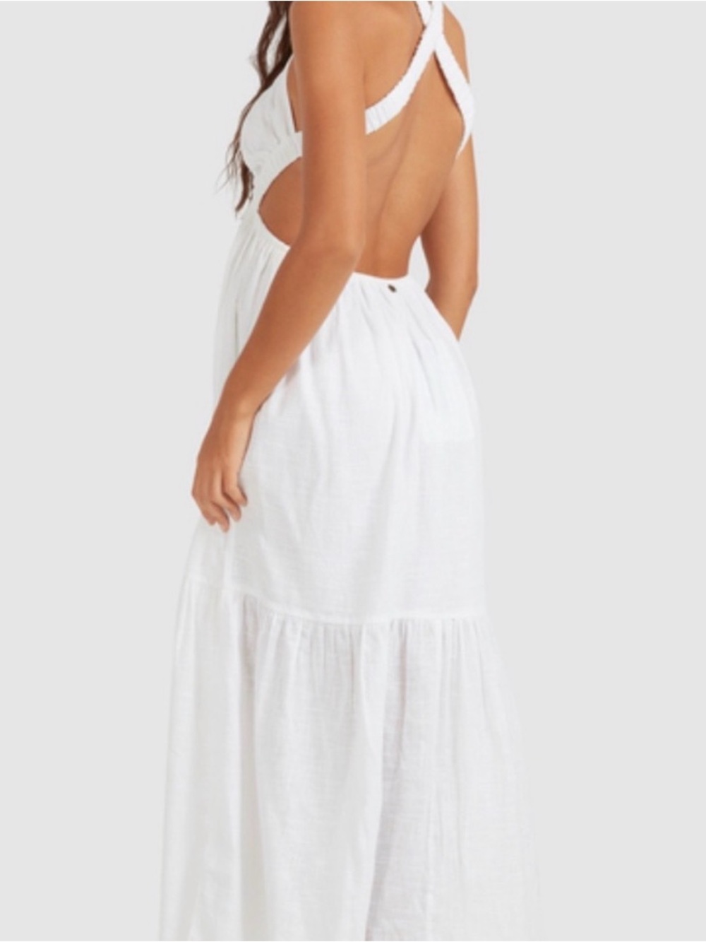 Billabong white cross strap dress - Picture 6 of 7